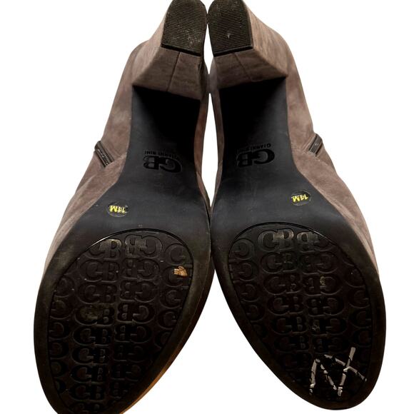 G B Women's Shoes 11 BrownClosed Toe Ankle Boots Booties - Picture 5 of 10